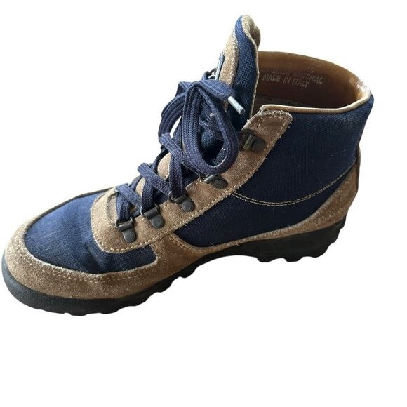 Vasque Gore Tex Hiking Boots Mens 7 Made In Italy Vintage Trail Suede - Picture 11 of 13